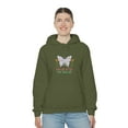 thumbnail image 6 of Never Give Up Your Day Dream Buterfly Motivational Pullover Hoodie, 6 of 9