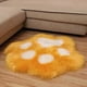 thumbnail image 3 of Matsuzay Alfombra de felpa con forma de huella de Animal, moda para el hogar, Hotel, dormitorio, oficina, sala de estar, dormitorio, Decoración del hogar Gris 100x85cm, 3 of 6
