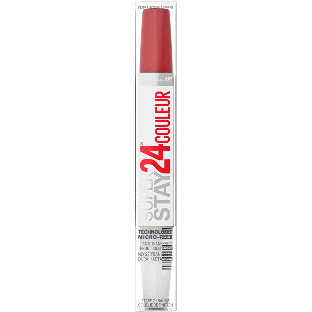 (2 pack) Maybelline SuperStay 24 2-Step Liquid Lipstick, Brooklyn Sunset