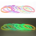 thumbnail image 5 of Uxcell Silicone Bracelets Luminous Rubber Wristbands Blank Stretch Sports Bands Green 20 Pack, 5 of 6