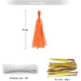 thumbnail image 2 of LAICAIW Paper Tassel Decorations Party Garland Decor 20PCS (Light Orage-3CM), 2 of 6
