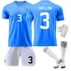 thumbnail image 1 of XSBule3A2022 Conjunto de uniformes de fútbol para hombres y mujeres Buffon 1 # Chiellini 3 # Kid's Sport Running Football Jerseys Traje con calcetín Equipo de protección esquí esquí Gafas de esquí, 1 of 1
