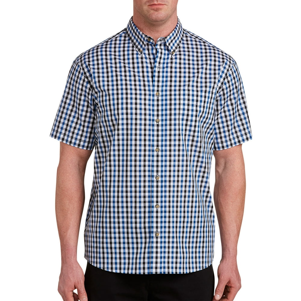 Harbor Bay - Men's Big & Tall Harbor Bay Easy-Care Check Sport Shirt