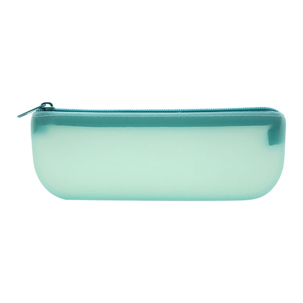 Estuche de silicona translúcido Ozmmyan para lápices, estuche para lápices para estudiantes, estuche de silicona creativo para lápices, estuche para guardar brochas de maquillaje, ofertas de acceso