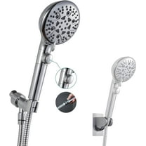 Handheld Shower  with  Off  8-Mode High  Showerhead with 79  Extra-long Stainless  Hose and Bracket  Extra Low-Reach  Wall Mount for ,...