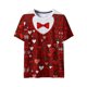 thumbnail image 5 of Xuyuer Valentine's Day Women's Tshirts Holiday Party Funny Costume 3D Print Funny Tuxedo Graphic T-Shirt Novelty Short Sleeve Crewneck Shirt Circus Costume Showman T-Shir, 5 of 9