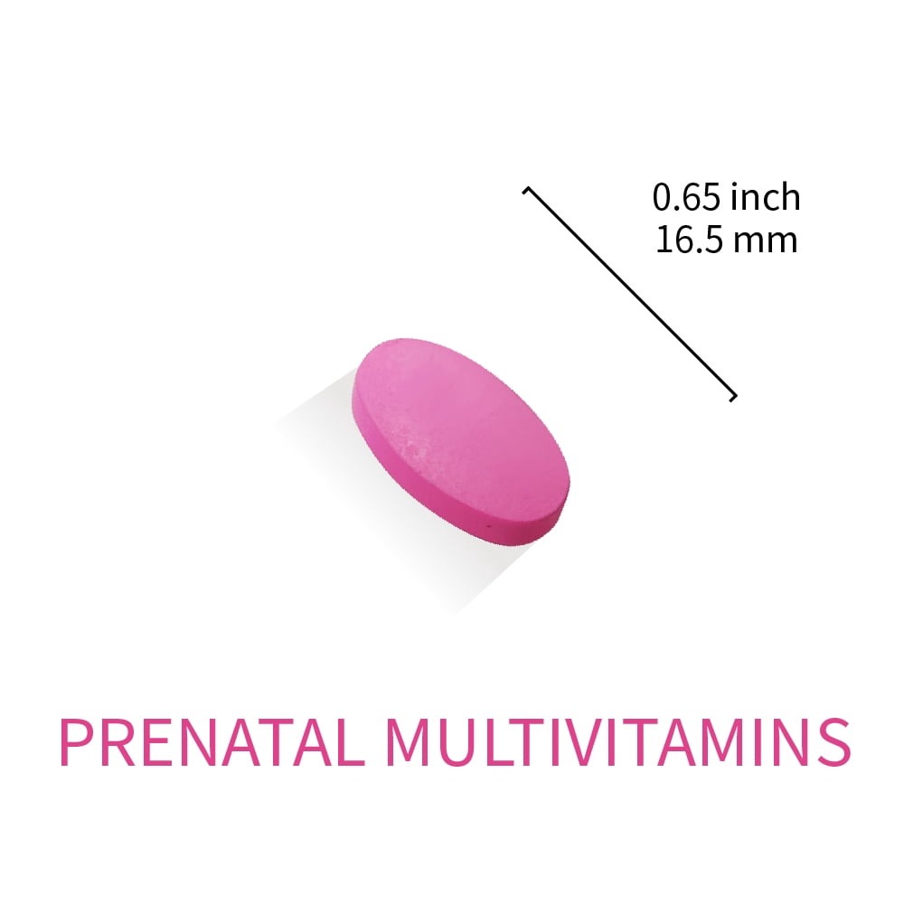 LOVITA Prenatal Multivitamins w/ Folic Acid & Iron, comprehensive support to mom and baby, 180 Vegan Tablets (Pack of 3)