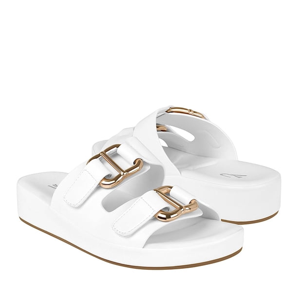 SANDALIAS VIA URBANA MUJER 26826 SIMIPIEL BLANCO