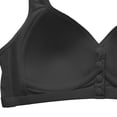 thumbnail image 4 of iHPH7 Seamless Daisy Bra for Women, Front Closure Jelly Bras Soft,post Surgery Mastectomy Recovery,no Underwire Bralettes Black XXL, 4 of 6