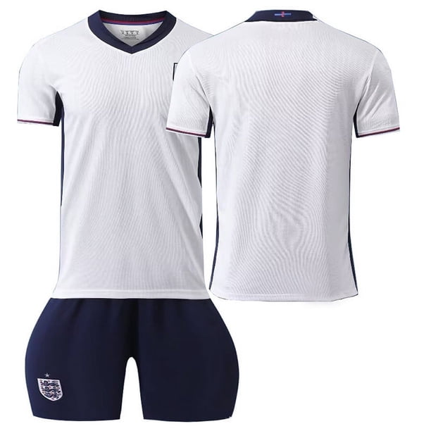 2024 camiseta de la Copa de Europa uniforme de fútbol alemán personalizado No. 8 Kroos equipo nacional uniforme de entrenamiento para adultos y niños nuevoVersión en blanco de casa de Inglaterra