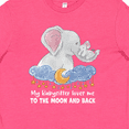 thumbnail image 4 of Inktastic My Babysitter Loves me to the Moon and Back Elephant Family Youth T-Shirt, 4 of 5