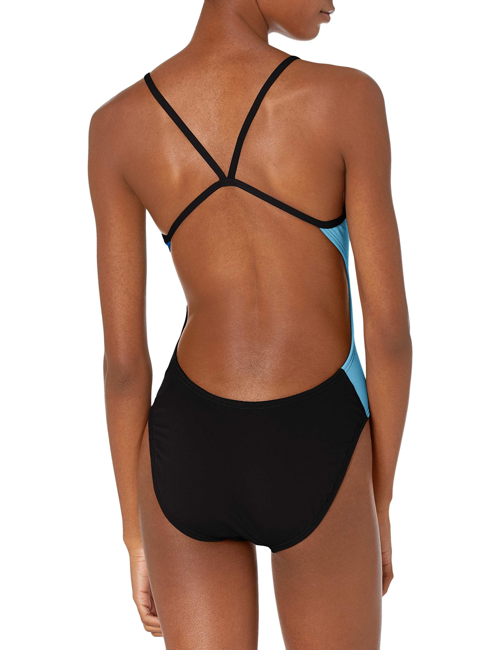 TYR Womens Solid Splices Block Cutoutfit One Piece (Royal TYR Womens Solid Splices Block Cutoutfit One Piece (Royal