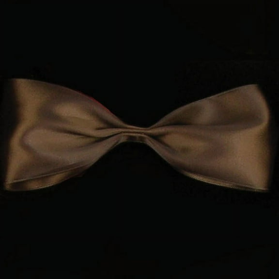 The Ribbon People Brown Double Face Craft Ribbon 0.25" x 108 Yards