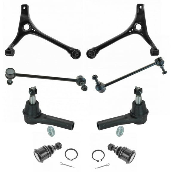 8 Piece Steering & Suspension Kit Control Arms Ball Joints Tie Rods End Links PSA65372 Fits select: 1998-2007 FORD TAURUS, 1998-2005 MERCURY SABLE