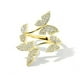 thumbnail image 2 of Ajustable Joyería para Mujeres Anillos Abiertos Ajustable Boda y Accesorios Chicas Volando Mariposas Anillo de Plata Anillo de Cristal, 2 of 3