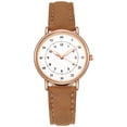 thumbnail image 2 of Ladies Stainless Steel Watch Fashion Ladies Watch Full Function Appearance Personality Ladies Watch Extra Large Face for Men All Watch Womens Watch with Numbers Nice Watch through Watch Strap Railroad, 2 of 3
