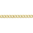 thumbnail image 3 of 10K Yellow Gold chain Curb 18 in 5.25 mm 5.25mm Semi-Solid Link, 3 of 5