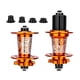 thumbnail image 5 of Bujes ligeros para bicicleta de montaña, aleación de aluminio, adaptador QR, piezas de rueda de 32 agujeros Naranja HG, 5 of 9