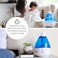 thumbnail image 3 of Crane EE-5301 Ultrasonic Cool Mist Humidifier, Filter-Free, Blue/White, 3 of 5