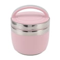 thumbnail image 3 of Insulated Food Container, Reduce Heat Heat Insulation Thermal Lunch Box Portable Bento Box  For Travel For Outdoor Use Blue,Red,Green,Pink, 3 of 8