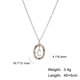 thumbnail image 1 of Skyrim Stainless Steel Colorful Zircon Initial Letter Necklace Women A-Z Alphabet Aesthetic Neck Chain Jewelry Mother Day GiftR&45-50cm Gao Jinjia LED, 1 of 2