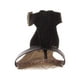 Kenneth Cole Réaction Grande Gal T-Strap Sandales Compensées, Noir – image 2 sur 5