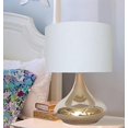 thumbnail image 2 of NuSteel LS-344 10 in. Base Copper Ceramic Table Lamp Round Base with White Shade, 2 of 2