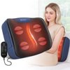 Back Massager with Heat and Vibration, Lumbar Support Pillow for Office Chair Car Sofa, Gift for Women Man