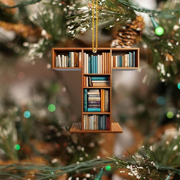 26 Letters Christmas Tree Decoration Pendant Christmas Tree Ornaments Personalized DIY Christmas Ornaments Christmas Decoration Xmas Tree Hanging Decor