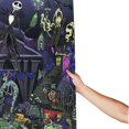 thumbnail image 2 of Cortina de ducha de pesadilla antes de Navidad, 60 x 72 pulgadas, decoración de fiesta con calavera de terror, juego de decoración para bañeras y baños con 12 ganchos, 2 of 8