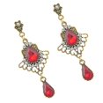 thumbnail image 3 of pendientes del perno prisionero de la de de agua del cristal del Rhinestone de mujer Yuyangstore pendientes colgantes vintage, 3 of 8