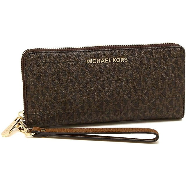 Cartera Michael Kors Jet Set Travel Brown PVC para mujer
