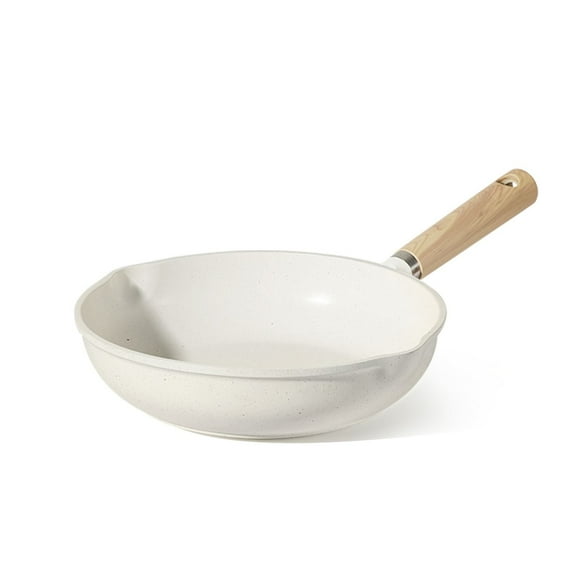 CAROTE Nonstick Frying Pan 8inch Skillet Induction White Granite Egg Pan Omelet Pans Non Stick Chef's Pan Bon Appetit Fry Pan Compatible all Stoves