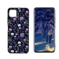 thumbnail image 1 of Pretty-floral-purple-1 Phone Case, Degined for Samsung Galaxy A22 5G Case Men Women, Flexible Silicone Shockproof Case for Samsung Galaxy A22 5G, 1 of 1