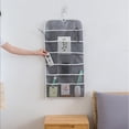 thumbnail image 2 of Wovilon 510 Non-Woven Double-Sided Storage Bag Washable Wardrobe Multi-Pocket Bra Hanging Bag Door Rear Socks Storage Bag, 2 of 4