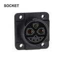 thumbnail image 1 of IP67 Male Female 2+1 plus 5 Battery Connector, Motorcycle Charger Socket, 1 of 6