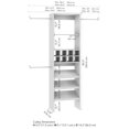 thumbnail image 4 of Carina Closet 24W Organizer with Shoe Shelves Rods Cubbies  - Engineered Wood, 4 of 4