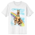 thumbnail image 5 of Scooby Doo Rainbow Men's White T-shirt-Medium, 5 of 6