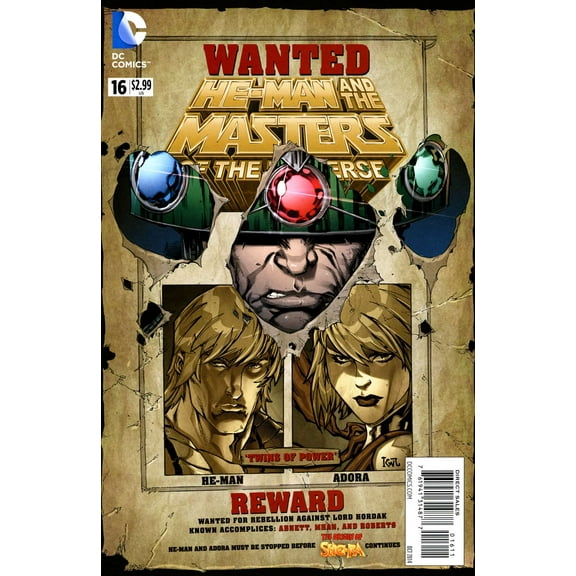 He-Man and the Masters of the Universe (2nd Series) #16 VF ; DC Comic Book