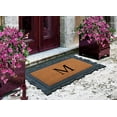 thumbnail image 6 of A1HC Natural Rubber & Coir 24x36 Monogrammed Doormat For Front Door, Anti-Shed Treated Durable Doormat for Outdoor Entrance, Heavy Duty, Low Profile, Easy to Clean, Long Lasting Front Porch Entry Rug, 6 of 7