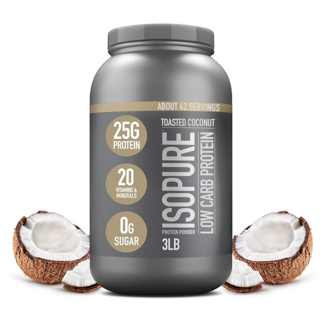 Isopure low carb Protein - toasted coconut 42 servicios