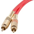 thumbnail image 5 of Seismic Audio 2 Pack of 6 Foot 2-RCA Male to 2-RCA Male Audio Patch Cables - Various Colors - SAPRCA6-2Pack, 5 of 5