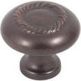 thumbnail image 2 of Sable Braided Cabinet Knob, 1-1/4 Inches, Vintage Bronze by Stone Harbor Hardware, 2 of 5