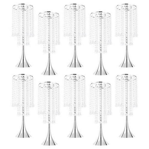 10 Pcs 21.9" Tall Vase Gold Trumpet Vases Wedding Centerpieces for Party