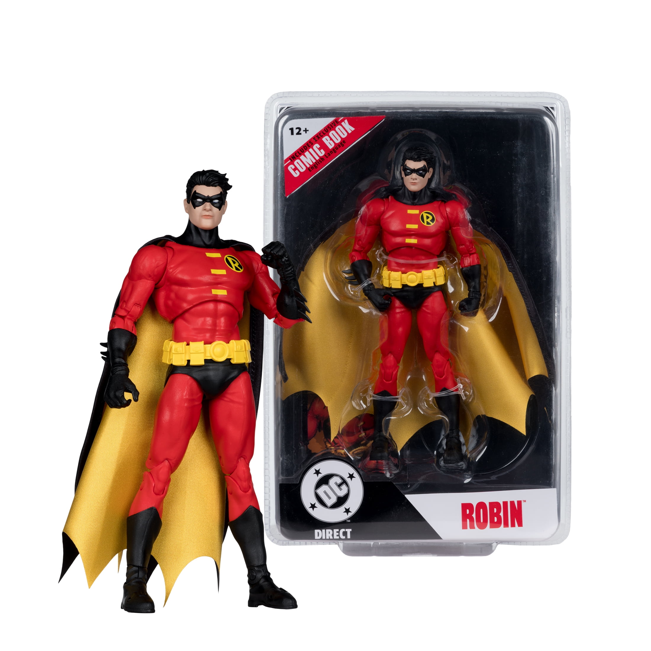 DC 7in Action Figure with Comic - Robin - McFarlane Toys