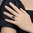 thumbnail image 7 of Shey Couture QTC1151-7 Sterling Silver with 14K Gold Antiqued Onyx Ring - Size 7, 7 of 7