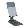 thumbnail image 1 of Adjustable Phone Mount Aluminum Mobile Phone Tablet Holder 360-degree Rotating Silicone Base Stable Support Foldable Phone Stand Phone Holder Stand, 1 of 8