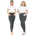 thumbnail image 2 of Stretch Is Comfort Women's High Waist Cotton Stretch Pencil Pants Front Pockets |Adult Xsmall - 3x, 2 of 7