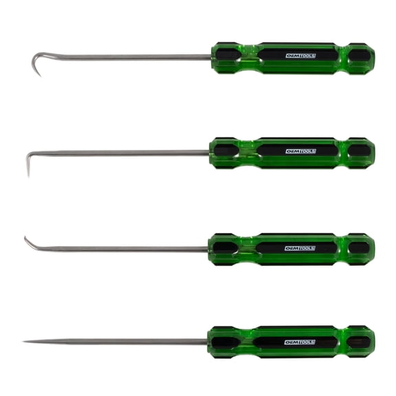 OEMTOOLS 26546 4 Pc Hook and Pick Set w/ Acetate Handle
