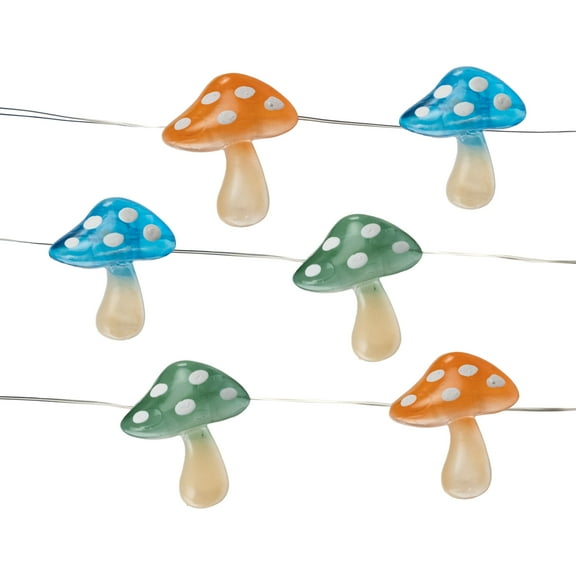 Mainstays  Solar 30 Count Mushroom Light